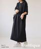 Antiqua Fleece Short Solid Free Size Black Women's Dress, Long, Sleeve, Color, PYA-00010, 05,