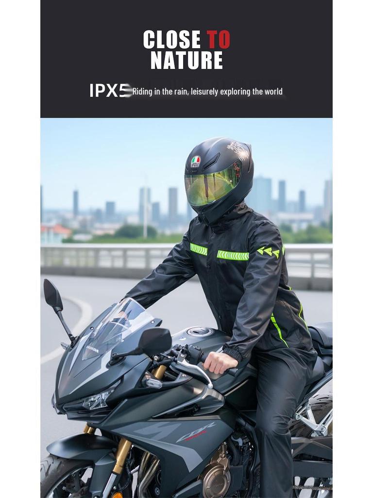 Unisex Long Raincoat Overcoat Set for Hiking & Travel