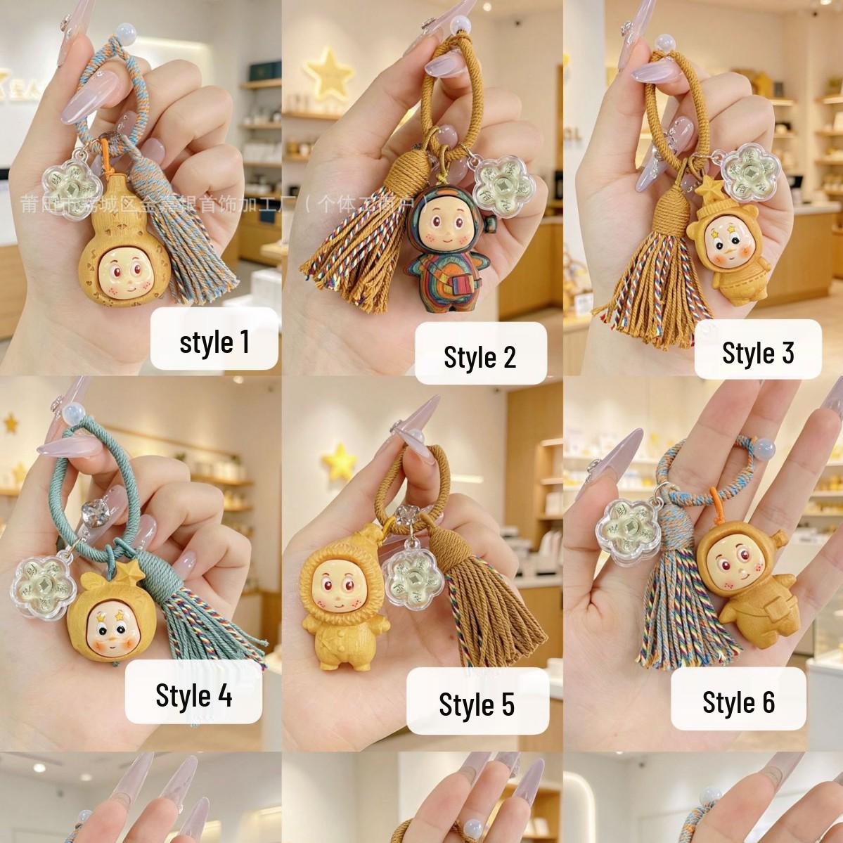 999 Pure Gold Rotating Star Pendant with Wealth Braided Rope Charm Without Gold