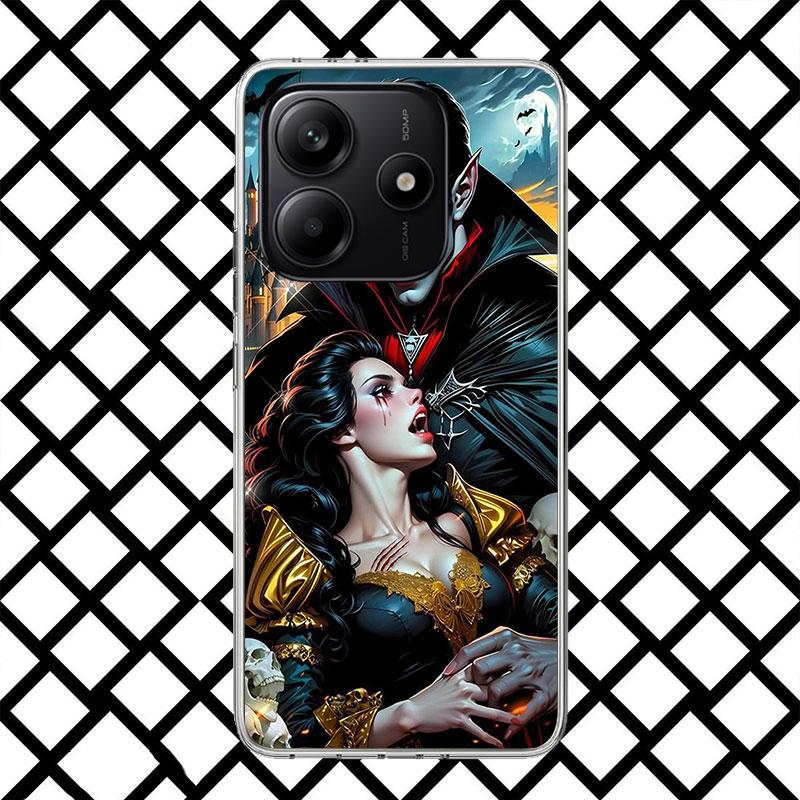 Gothic Vampire Scarlet Art Phone Case for Xiaomi Redmi Note 15 14 14S 13 12 12S 11 Pro Plus 11E 11T 11S 10S 5G Soft Cover Fundas