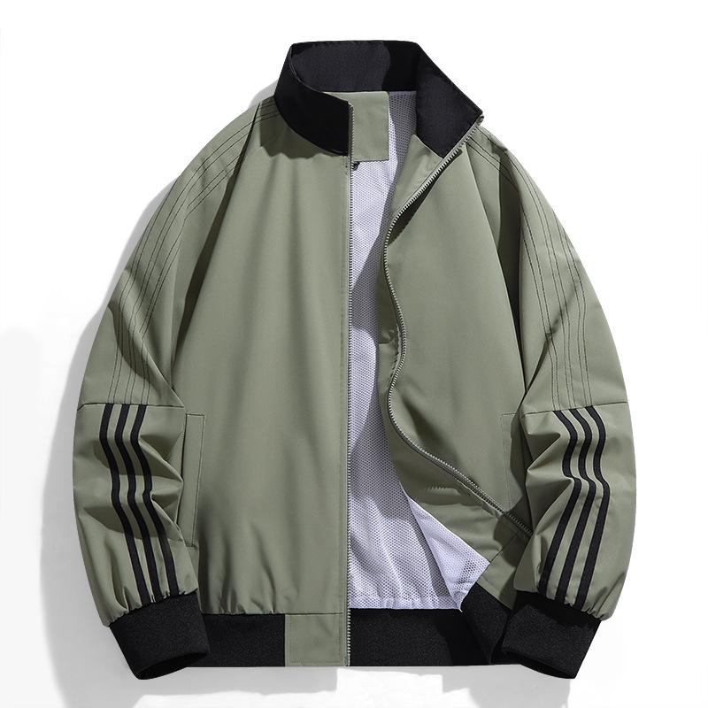 

Мужская новая куртка бейсбольный костюм весенне-осенняя куртка стойка воротник модная спортивная повседневная куртка 3XL