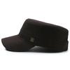 Men's sun hat flat top visor - lightweight casual dad hat for middle-aged and elderly men
