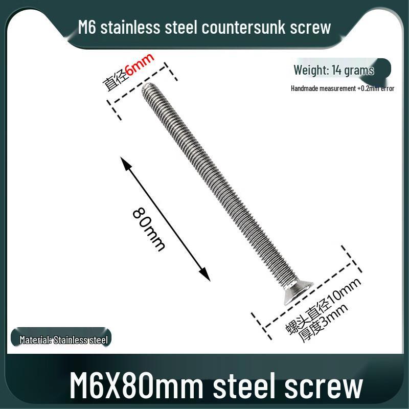 

Stainless Steel Cross Flat Head Screws for Door Locks