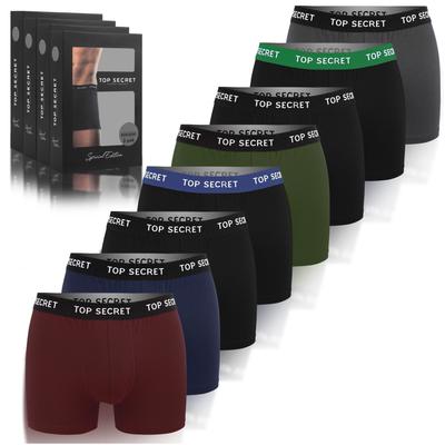 8 peças. Boxers - Masculino - Qualidade, Algodão, Conforto, Respirável - Cuecas - Roupa íntima masculina durável