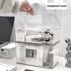 Buch Akten Aufbewahrungsbox Schreibtisch Mehrzweck Transparente Aufbewahrungsbox Kosmetik Organizer Box