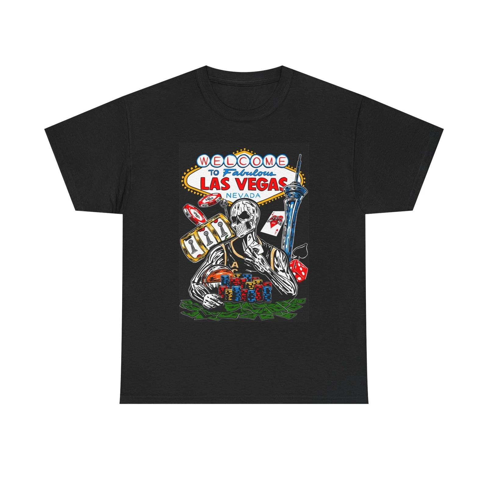 Men s and Women s T-shirts Welcome To Las Vegas Graphic XXXXL