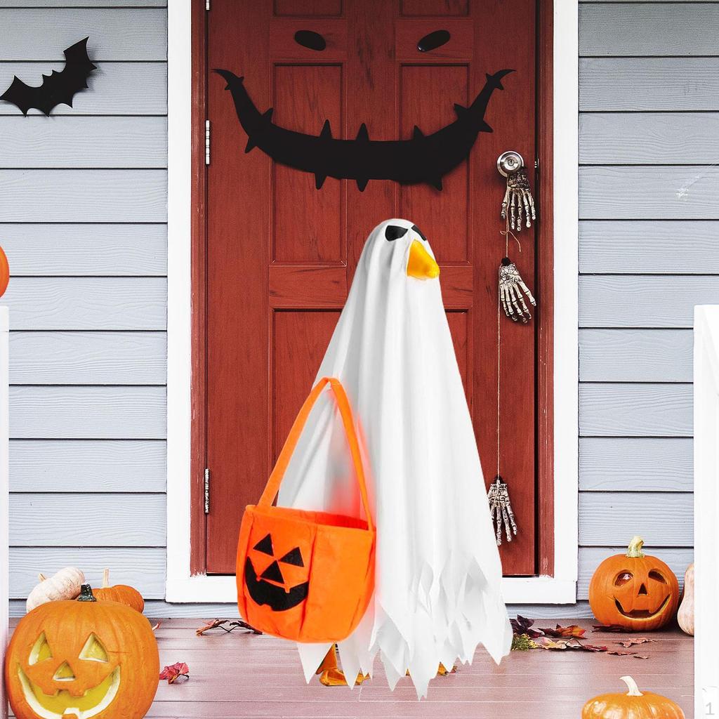 Halloween Goose Costume for Gooses Statue Carnival Party Favor Outdoor Yard Decor Supplies