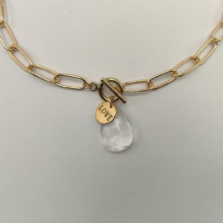 Lightweight Elegant Acrylic Drop Pendant Necklace E Comfortable Clavicle Chain Accessories for Everyday Use