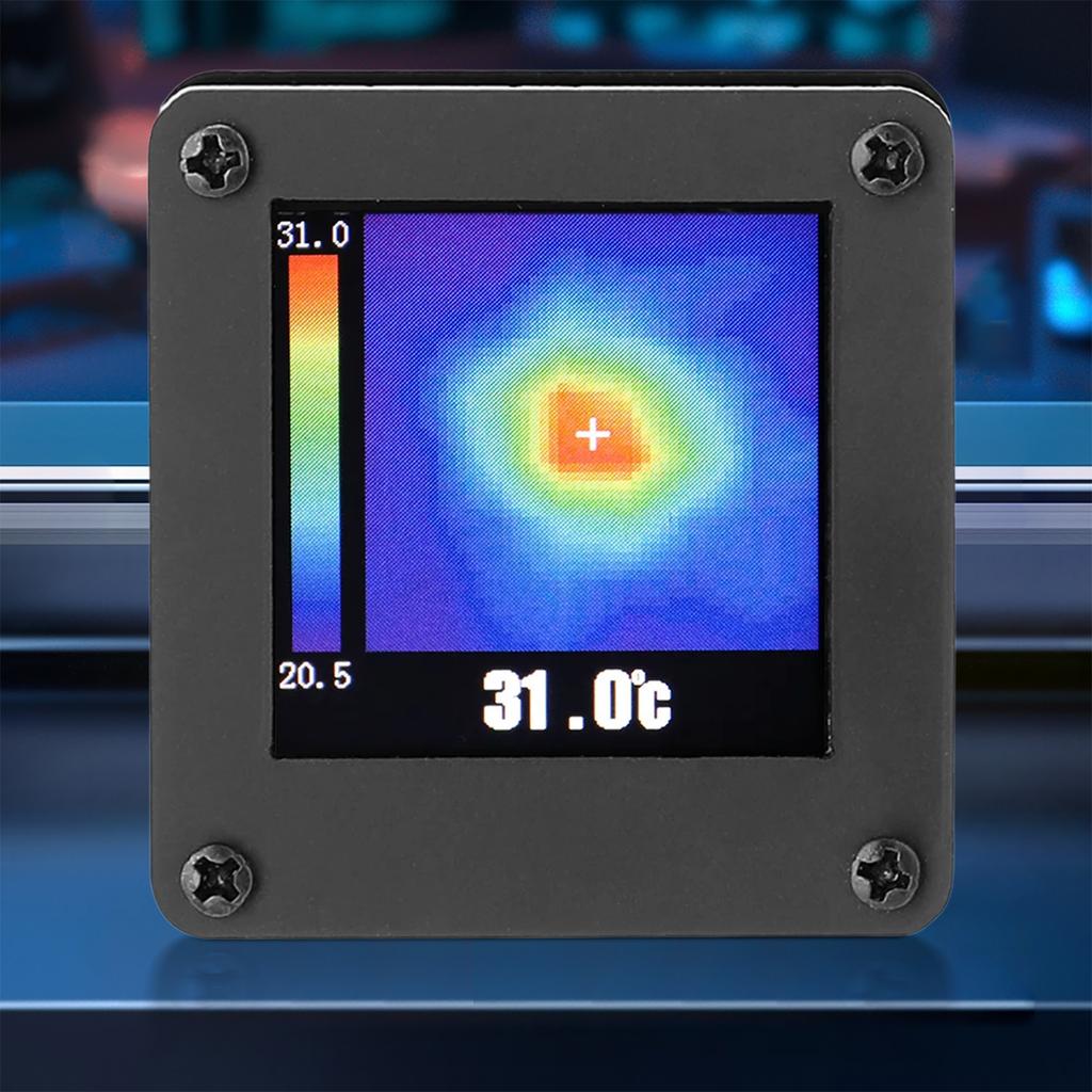 8x8 Infrared Thermal Camera with Housing High Accuracy Temperature Tester with Screen 7M Detection Distance for Android Phone