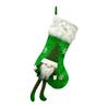 Christmas Stocking Snowflake Santa Claus Decor Non-Woven Fabrics Xmas Stocking Festive Embroidery Decoration