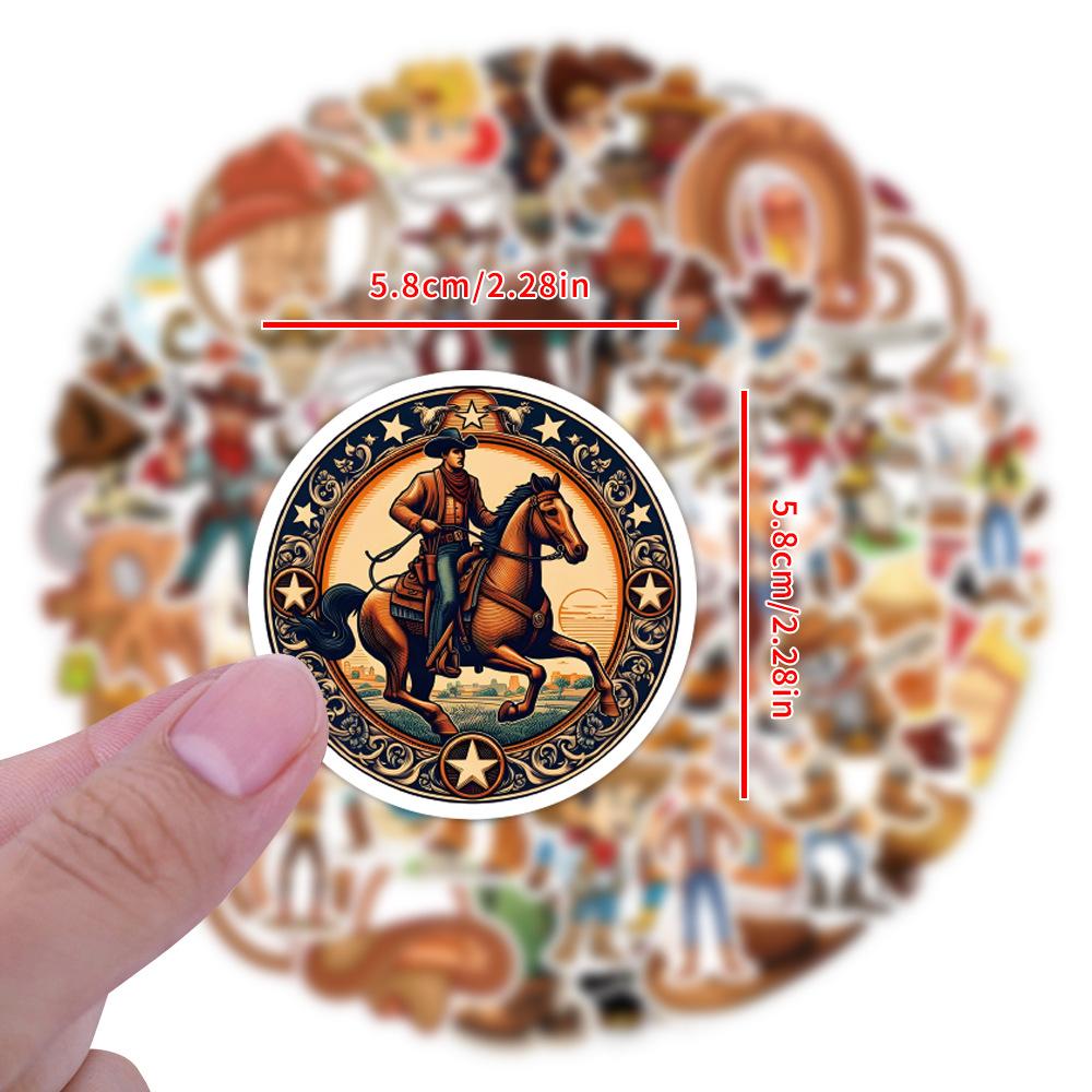 110 Cowboy Denim Doodle Aufkleber Koffer Laptop Handy Cartoon Aufkleber dekorieren
