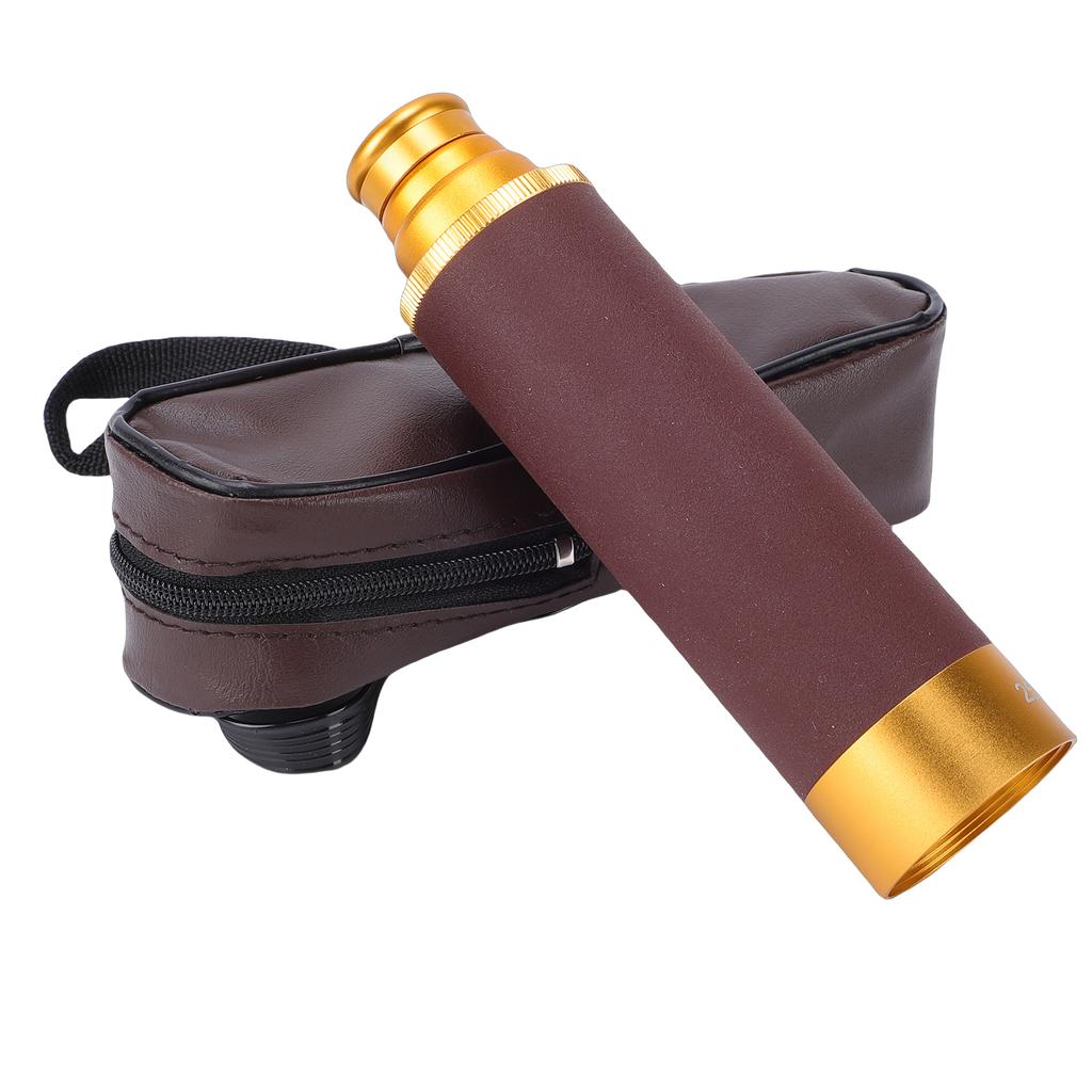 25x30 High Definition Monocular Telescope Retractable Portable Handheld Telescope for Outdoor Hiking Camping Birds Watching