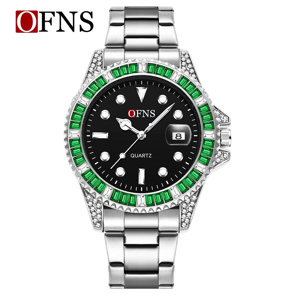 Fashion Luxury Mens Quartz Watch Calendar Display Luminous Pointer Stainless Steel Waterproof High Quality Mens Watch