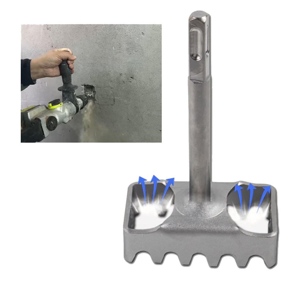 1pc Socket Hole Puncher Wire Box Slotter Round Handle Slotter 86 Wire Box Cement Wall Hole Slot Groove Tool For Electrical