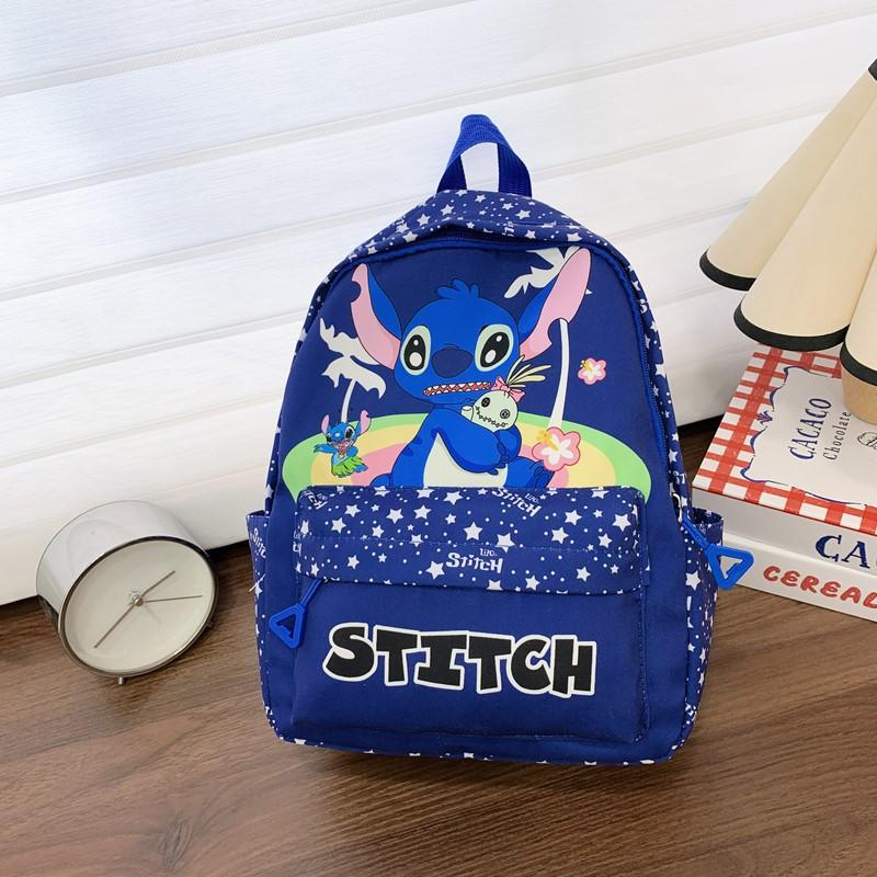 Cartoon Anime Cute Boys And Girls Backpack Kindergarten Elementary School Bag Children S Backpack темно-синий