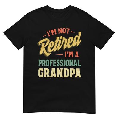 Opa Shirt Voor Mannen Grappige Vaderdag Gepensioneerde Opa T-Shirt