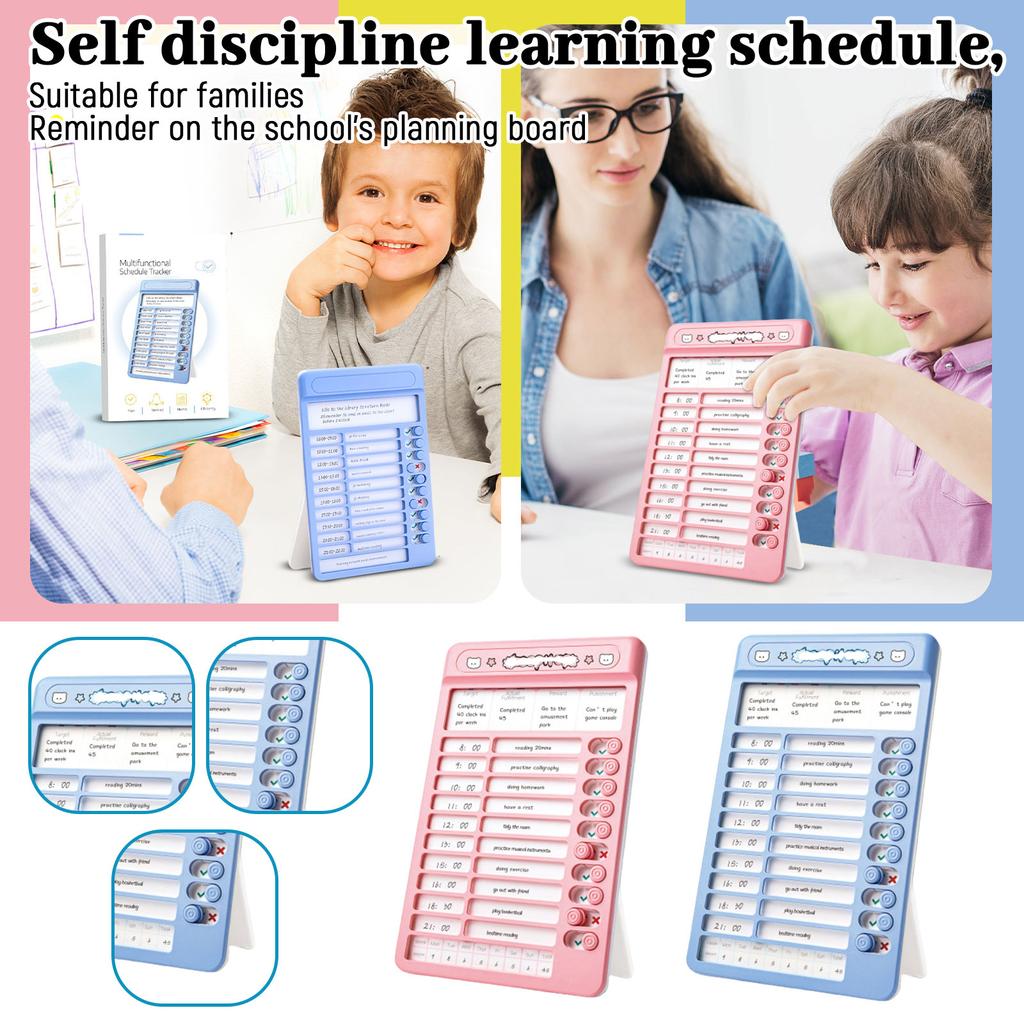 Selbstdisziplin Lernplan, Aufgabenliste und Planungsbrett-Erinnerungen Geeignet für Zuhause, Schule und den Gebrauch.
