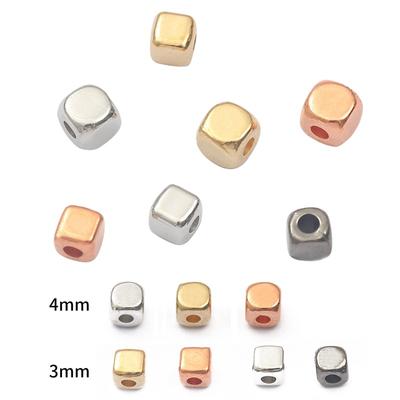 3mm MiNi For Jewelry Making Jewelry Accessories 200pcs-300pcs Bracelets DIY Necklace CCB 4mm SquareSpacer Beads