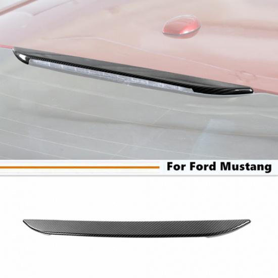 For 2015-2025 Ford Mustang ABS Carbon 3rd High Brake Tail Light Lamp Cover Trim