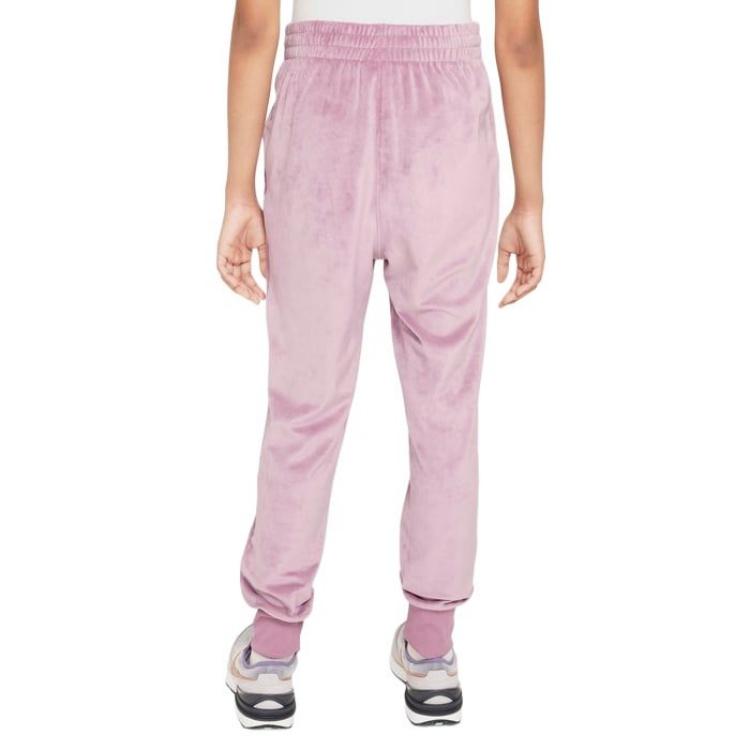Jongeren Nike Gebreide Joggingbroek Sportkleding Grijs Paars Rood FZ5589-523