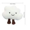 Cute Squeaky Cloud Plush Keychain Kawaii Cartoon Pendant Couple Key Chain Student Backpack Key Ring Jewelry Accessories Gifts