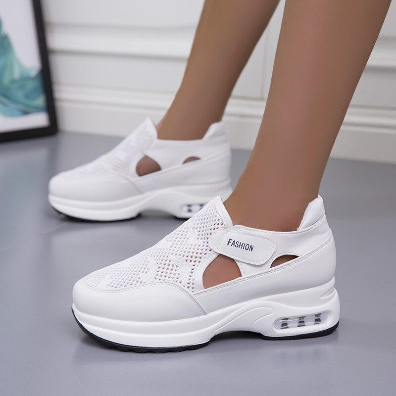platform sneakers velcro