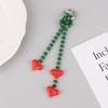 Bag Charm For Women Y2K Accesories Love Heart Pendant Colorful Beads Chain  Lady Jewelry
