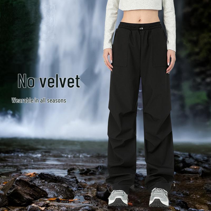 

Женские весенние водонепроницаемые ветрозащитные походные брюки-карго M