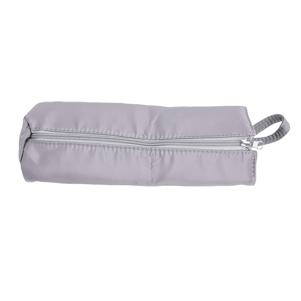 Hot Iron Holder Bag Heat Resistance Hanging Hot Hair Tool   Bag Curling Iron Travel Case Gray