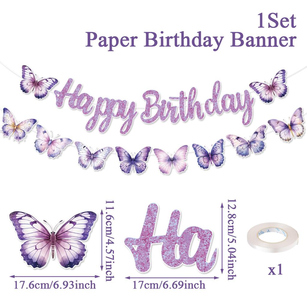 Butterfly Spiral Pendant  Hanging Banner Pink Butterfly Theme Birthday Party Decoration Kids Baby Shower Wedding Party Supplies