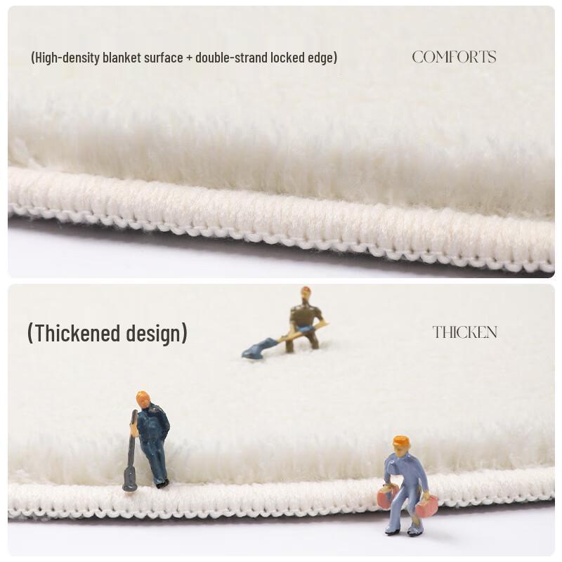 Cartoon Faux Cashmere Kids Play Mat