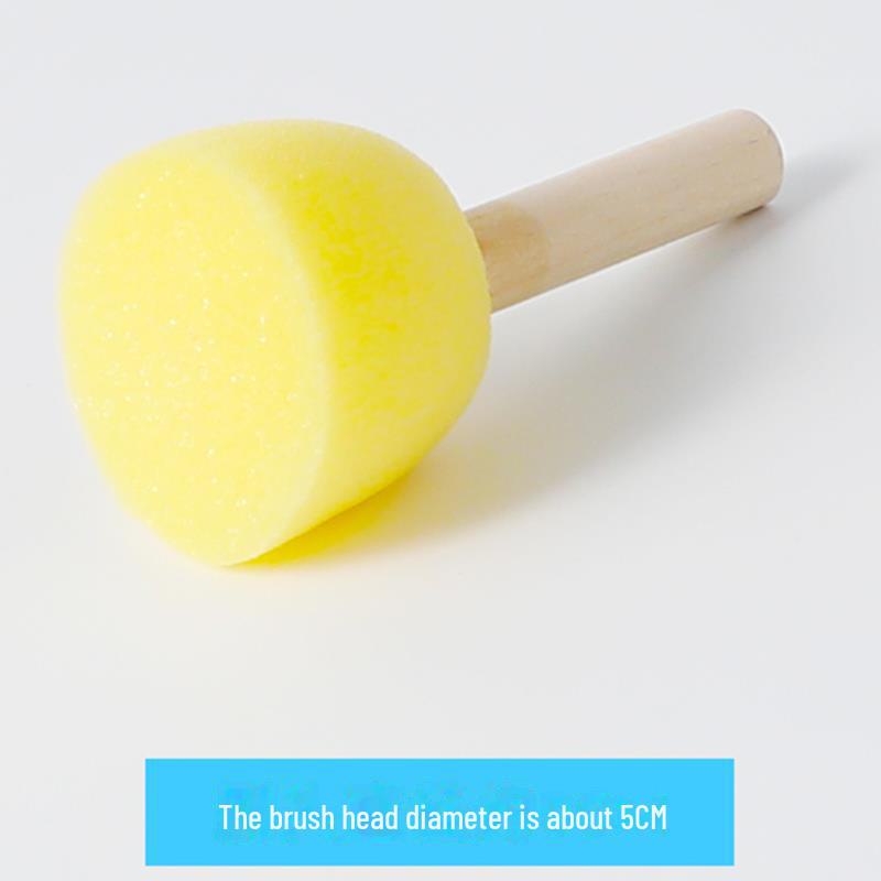 "Kids' Art Sponge Set: EVA Stamps, DIY Early Education, Graffiti Rollers & Painting Brushes"