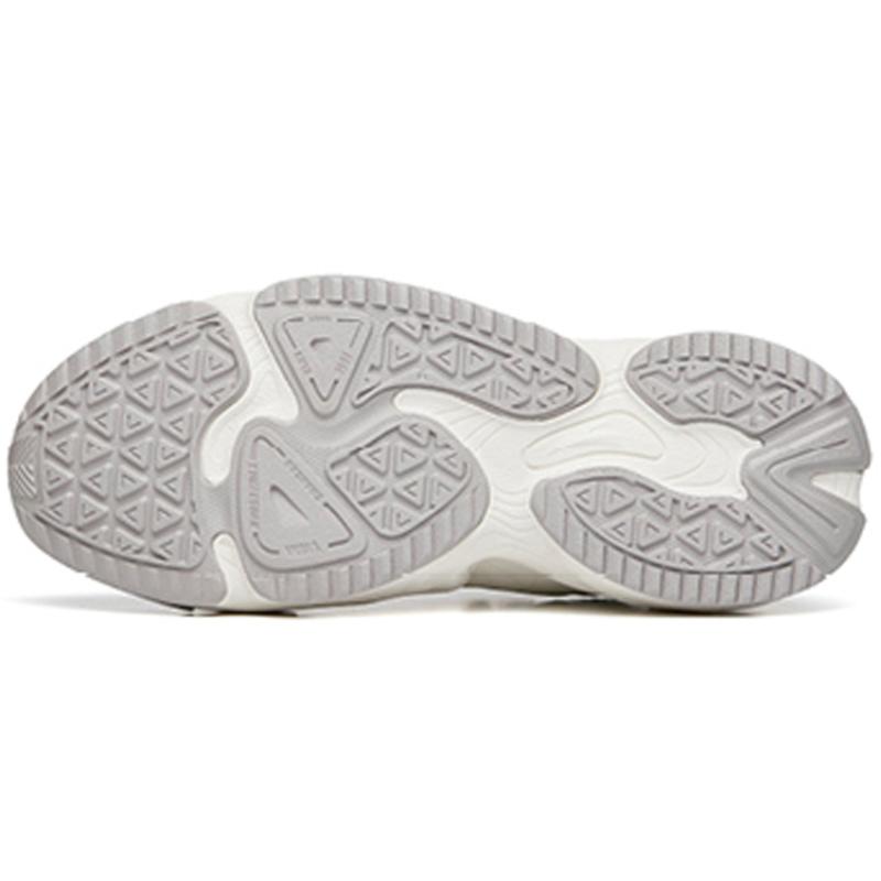 Anta Walker 3.0 Casual Shoes Women's Low Top Ivory White/Mud Gray/Night Mist Gray Sneakers 122238881-1