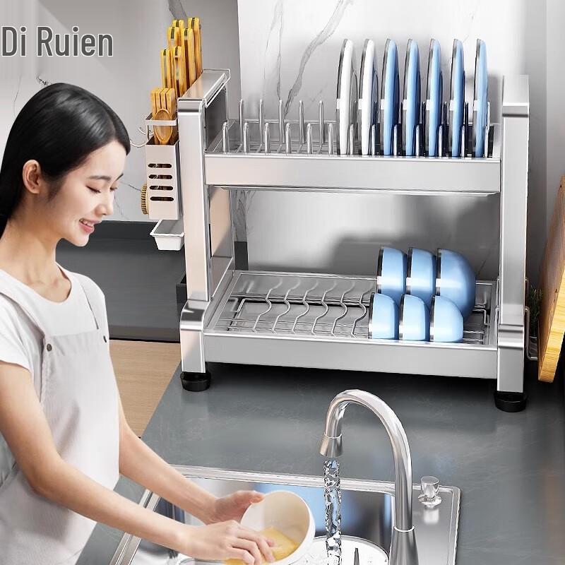 304 Stainless Steel Kitchen Dish Drying Rack