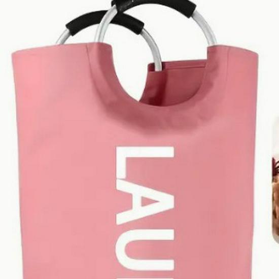 Washable Foldable Large Capacity Laundry & Toy Basket with Aluminum Handle