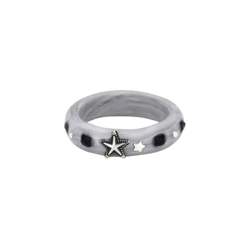 nff star term ring-silver