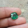 Natural Zambian Green Emerald 5-6 Ct Cushion Cut Loose Gemstone Certified