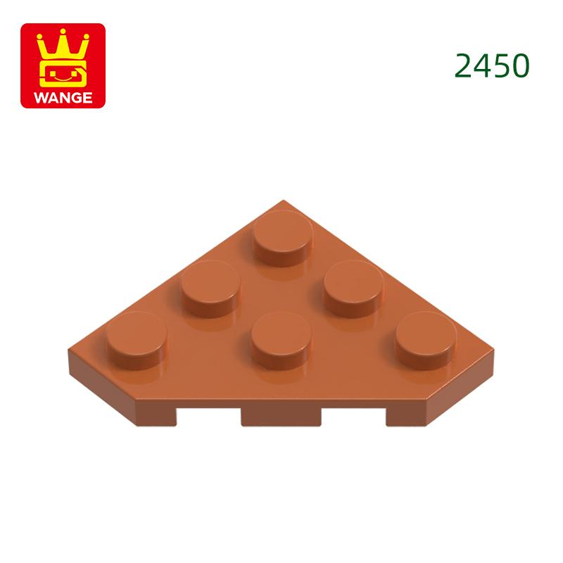 Ungiftig 100 Stück/Los 2450 3x3 Keilförmige Platten Bausteine Moc Kompatibel Mit Allen Markensteinen Kinderspielzeug Geschenkbox