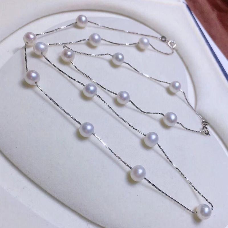 5pcs Adjustable Needle Clasp Beading Necklace Flat O Chain Fashionable Women's Jewelry Making Craft Accessory
