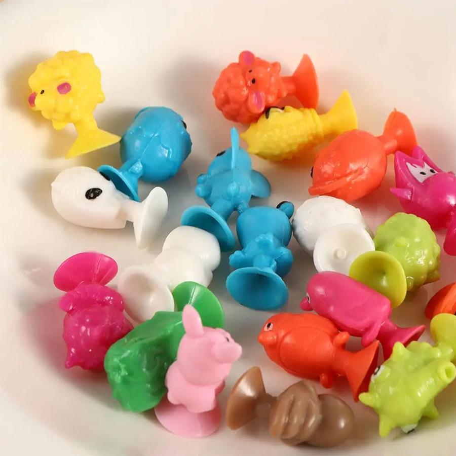 15/30/60pcs Mini Suction Cup Doll Multistyle Monsters Themed Birthday Gift Home Decoration Car Office Desk Ornaments XJM