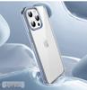 iPhone 14/15 Transparent Airbag Anti-Drop Case with Back Panel
