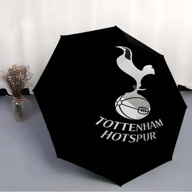 1pc T-Tottenham Hotspur Umbrella, Sun Protection, And UV Shielding. It Has Eight Sturdy Ribs for Outdoor Use And Perfect As a Holiday Gift
