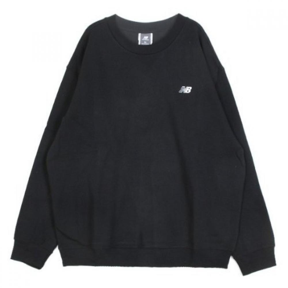 

New Balance T ShirT iST Men S Fleece Small Logo Semi overSized mT41510 090(S)