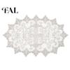 Retro Style Table Toppers for Parties White Lace Doily, Elegant Placemat, Embroidered Placemats Dining Mat, Rectangular Round Oval Doilies Home Decor