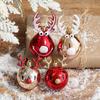 Gangheng Christmas Reindeer and Tree Ornaments - Plastic Hanging Decorations and Balls