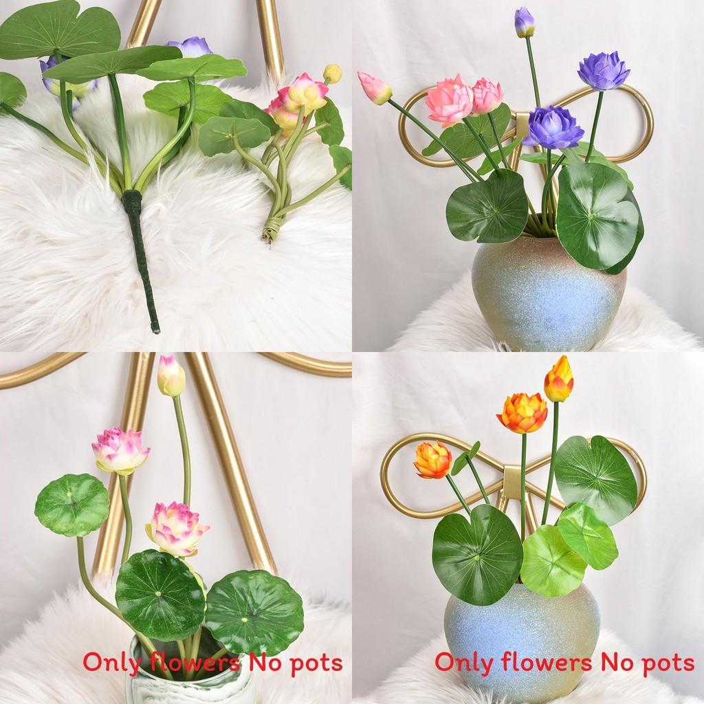 Artificial Lotus Flower Home Decor For Photography And Event Decoration With Handcrafted Technique