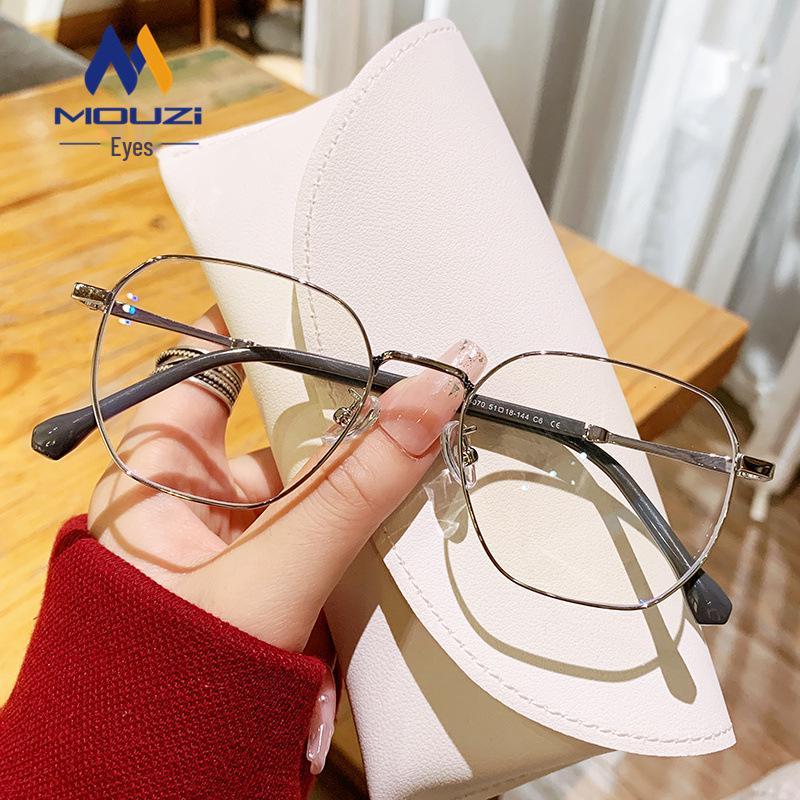 

Многоугольная оправа для очков от близорукости для женщин: Художественная маленькая оправа, совместимая с рецептурными линзами, унисекс