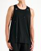 Liaaegtipai Mens Run The Night Singlet Black