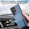 Foldable Kickstand Cards Solt Wallet Case For Samsung Galaxy S24 Ultra S23 S22 Plus S21 FE A14 A24 A34 A54 A15 A05 A55 A35 Bag