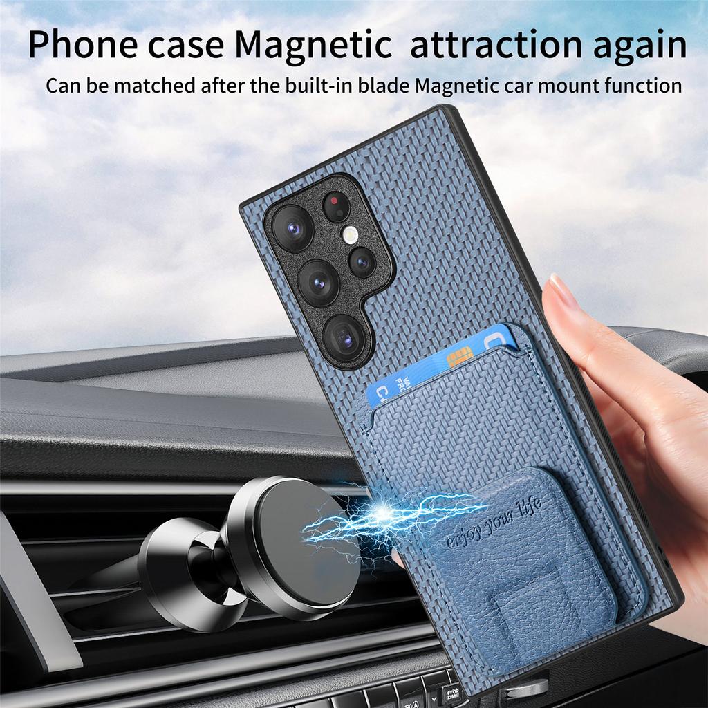 Foldable Kickstand Cards Solt Wallet Case For Samsung Galaxy S24 Ultra S23 S22 Plus S21 FE A14 A24 A34 A54 A15 A05 A55 A35 Bag